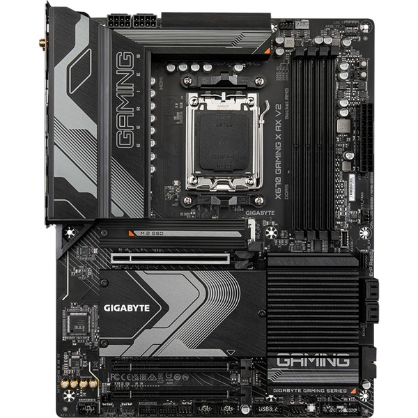 GIGABYTE X670 GAMING X AX V2, Mainboard schwarz/grau Outlet