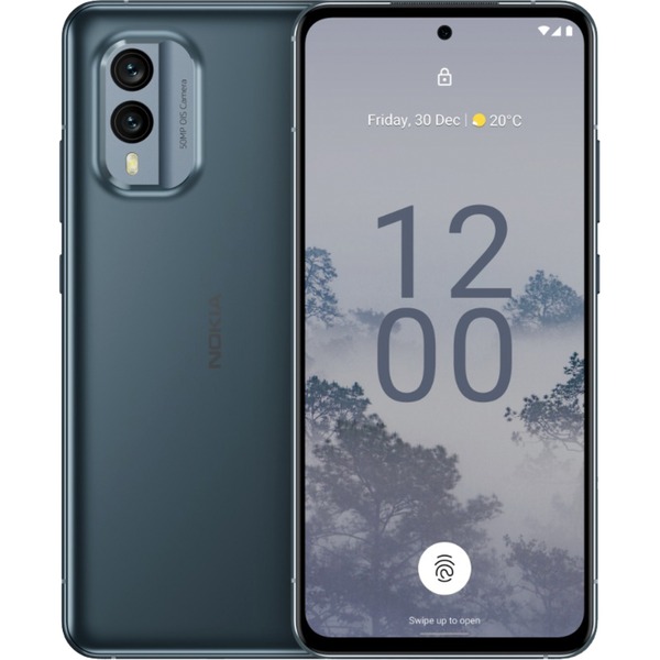 Nokia X30 5G 128GB Handy (Cloudy Blue Android 12 6 GB)