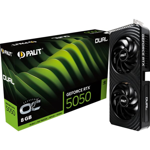 GeForce RTX 5050 Dual OC 8GB, Grafikkarte