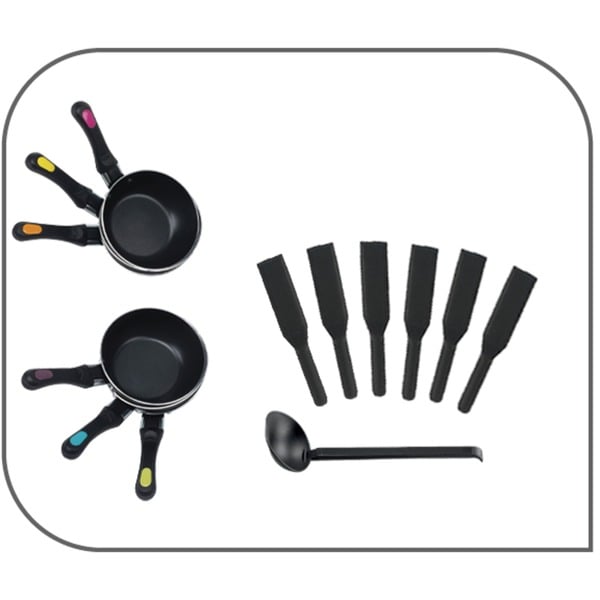 Tefal Wokparty Duo Tischgrill, Elektrogrill schwarz, 1.000 Watt