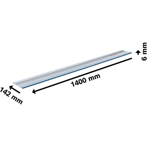 Bosch Professional FührungsschienenSet FSN 1400 Professional aluminium, 2 Stück, 1.400mm, für