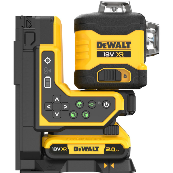 Dewalt 360° Akku-Multilinienlaser Grün DCLE34031N  Selbstnivellierend Genauigkeit Wandhalterung