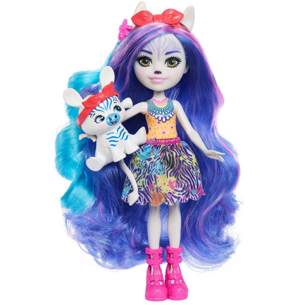 Mattel Enchantimals Zebra Deluxe, Puppe