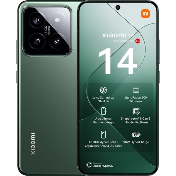 スマートフォン本体 Xiaomi 14 Jade Green 12GB RAM 512GB ROM Amazon.com: Xiaomi 14 5G + 4G LTE (512GB + 12GB) (UK Plug