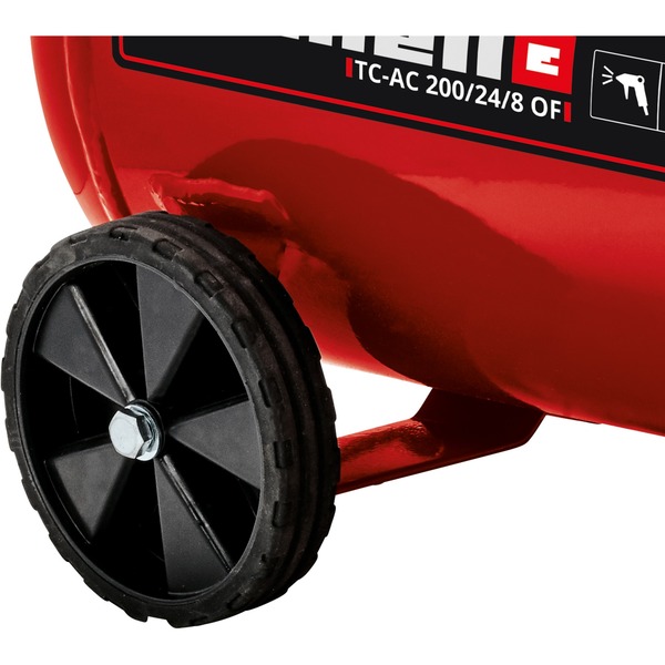Kompressor Einhell Bt Ac 200 24 Of Einhell Kompressor TC-AC 200/24/8 OF rot/schwarz, 1.200 Watt