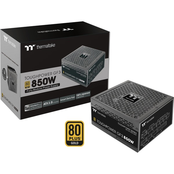 Thermaltake Toughpower GF3 850W, PC-Netzteil schwarz, 5x PCIe 