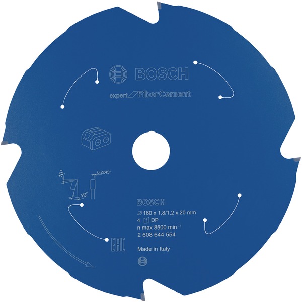 Bosch Professional Kreissägeblatt Expert for Fibre Cement, Ø 160mm 