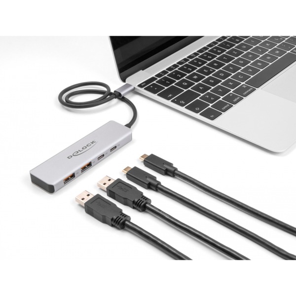 Duttek Adaptador De Carga De Datos USB Micro B A USB A – 10 Gbps USB A
