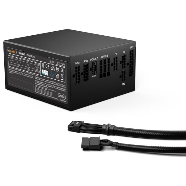 be quiet! Straight Power 12 Platinum 750W ATX3.0, schwarz, 1x 12VHPWR, 4x PCIe