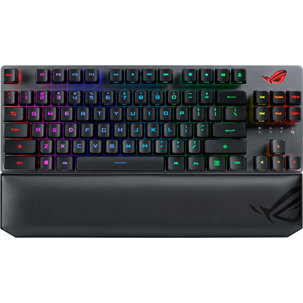 Asus rog strix scope rx tkl wireless deluxe gaming tastatur schwarz