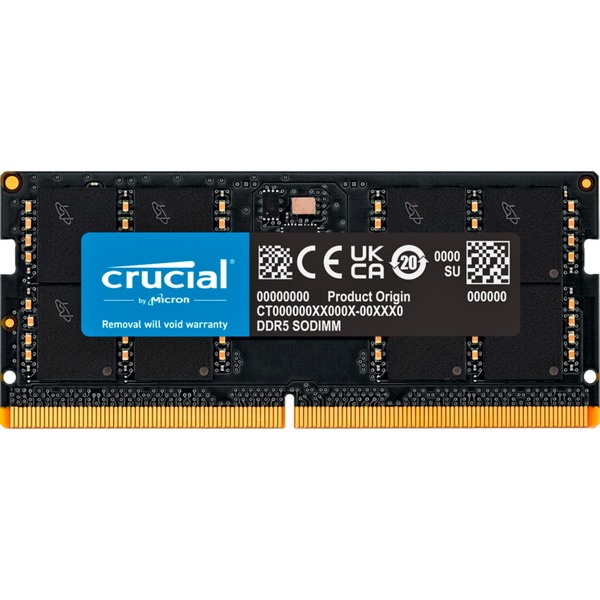 Crucial SO-DIMM 32 GB DDR5-5600 , Arbeitsspeicher schwarz 