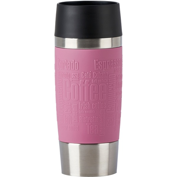 Emsa TRAVEL MUG Classic Thermobecher rosa/edelstahl, 0,36 Liter