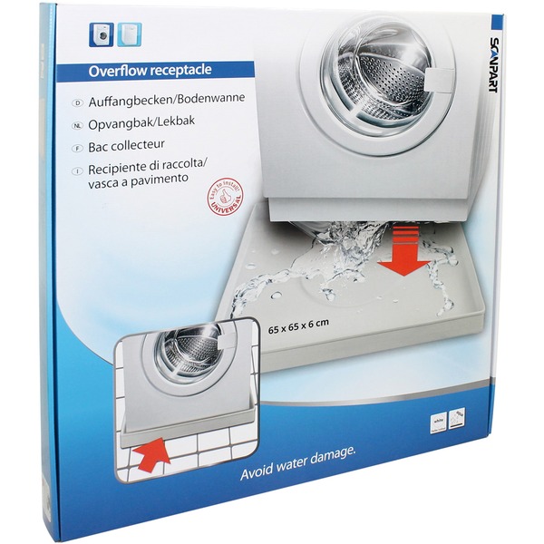 Scanpart Bodenwanne, Tropfschale für Waschmaschine oder Geschirrspüler