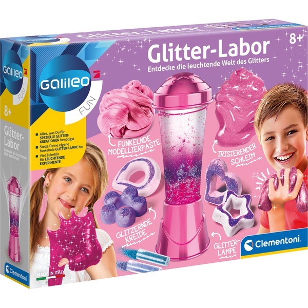 Clementoni Glitter-Labor Experimentierkasten