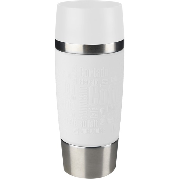 Emsa TRAVEL MUG Classic Thermobecher weiß/edelstahl, 0,36 Liter