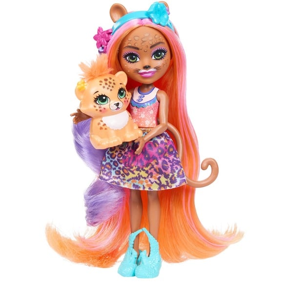 Mattel Enchantimals Cheetah Deluxe, Puppe