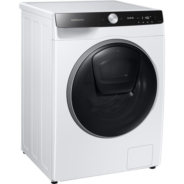SAMSUNG WW90T986ASE/S2 Waschmaschine (weiß/schwarz QuickDrive Eco mit Q-Drum)