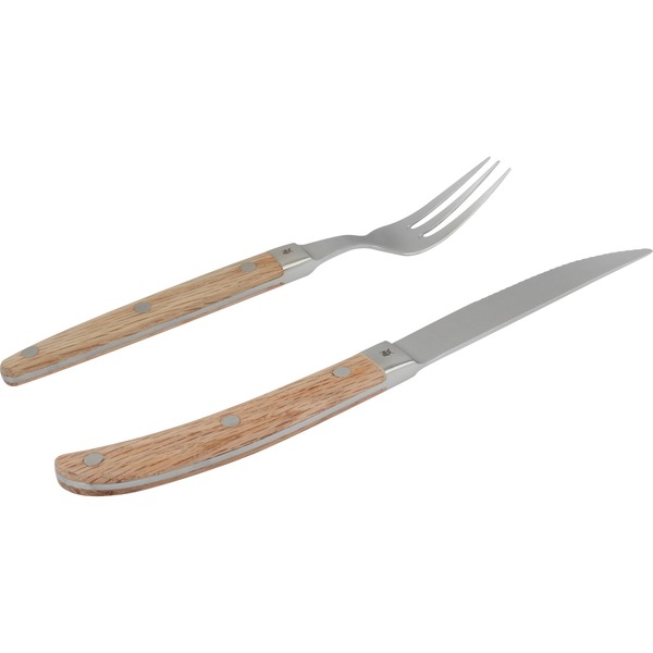 WMF SteakbesteckSet Ranch, 12teilig edelstahl, in Holzkiste