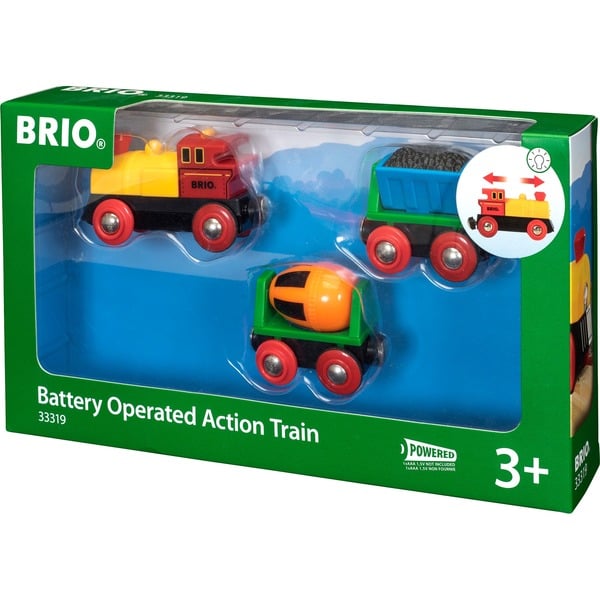 BRIO World World Zug mit Batterielok, Spielfahrzeug