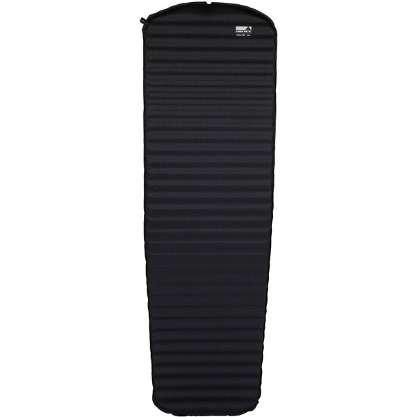 High Peak Minto XL Selbstaufblasbare Isomatte – Schwarz, Mit Trapezform & Wellen-Schliff