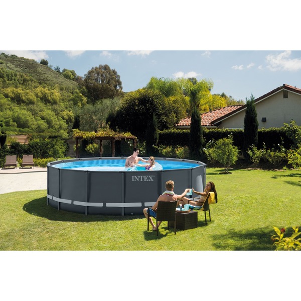 Intex Frame Pool Set Ultra Rondo XTR Ø 488 x 122cm, Schwimmbad