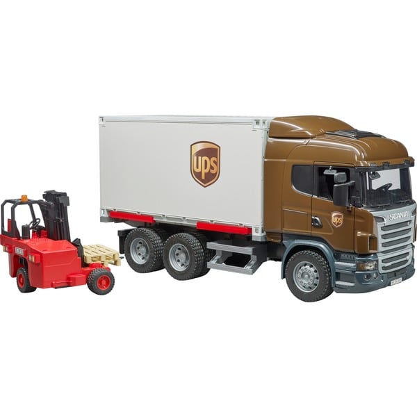 bruder Scania R-Serie UPS Logistik-LKW Modellfahrzeug 