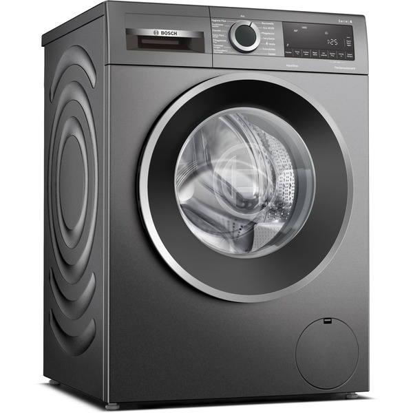 Bosch Home WGG2440R10 Serie 6, Waschmaschine edelstahl (dunkel), 60 cm