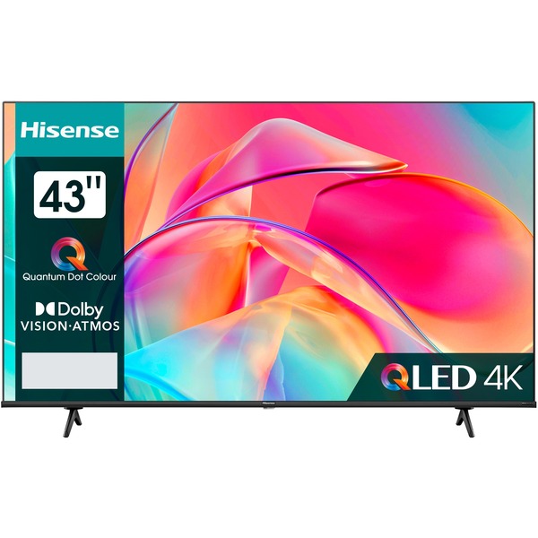 Hisense 43E77KQ, LED-Fernseher 108 cm (43 Zoll), schwarz, UltraHD/4K ...