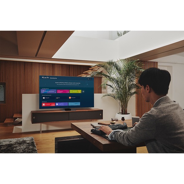 SAMSUNG GQ-85QN85B, QLED-Fernseher 214 cm(85 Zoll), silber, UltraHD/4K ...