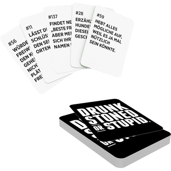 Drunk, Stoned Or Stupid – Lustiges Partyspiel Für 4-99 Spieler Ab 18
