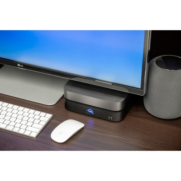 OWC 4.0TB MiniStack 7200 USB 3.1 – Disco Esterno Compatto, Alluminio, Ventola Silenziosa, Per Mac Mini - 2