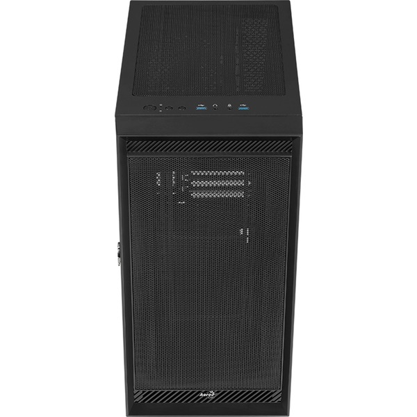 Aerocool Graphite-G-BK-v1, Tower-Gehäuse schwarz, Seitenteil aus ...