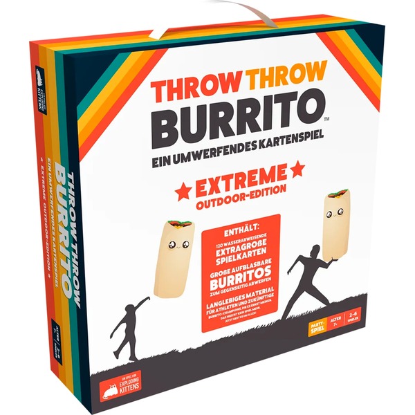Asmodee Throw Throw Burrito Extreme OutdoorEdition, Partyspiel