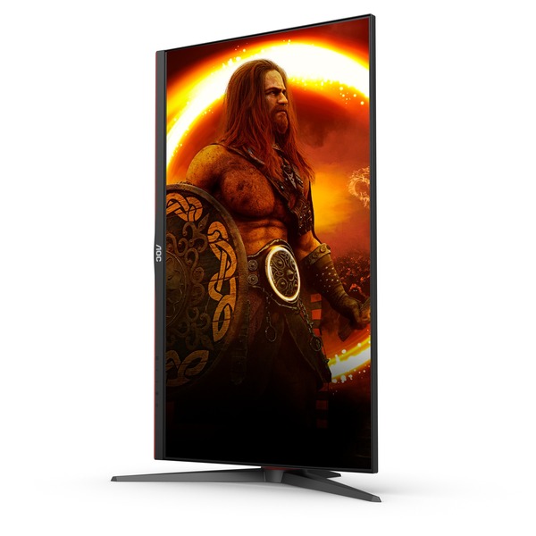 AOC U28G2XU2 BK Gaming Monitor 71 Cm 28 Zoll Schwarz rot HDR 