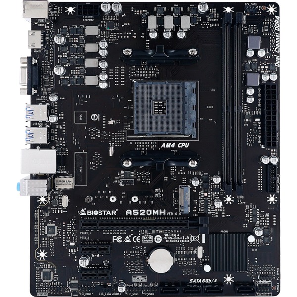 Biostar A520MH 3.0, Mainboard