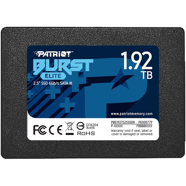 Patriot Burst Elite SATA 3 120GB SSD 2.5" 10 Pack Non-Retail