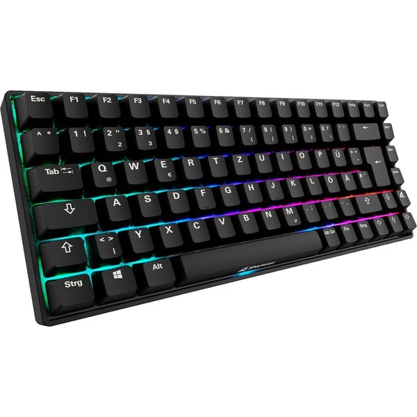 Sharkoon SKILLER SGK50 S3 PBT, GamingTastatur schwarz, DELayout
