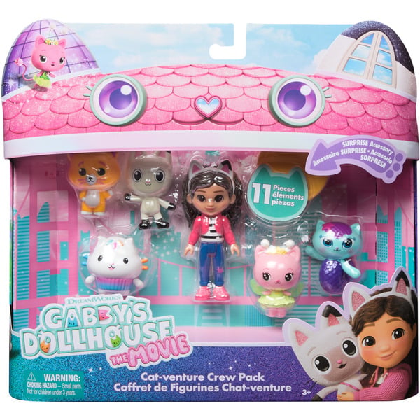 Gabby's Dollhouse: Der Film - Cat-venture Crew Figuren-Set, Spielfigur
