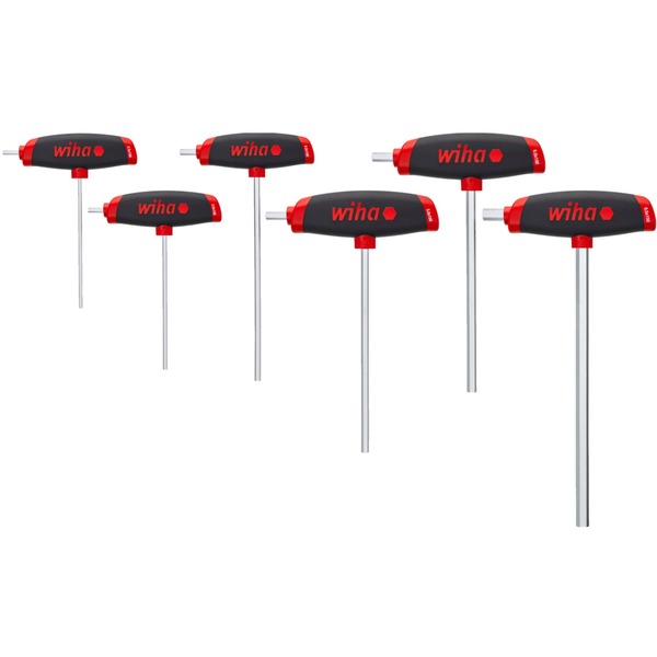 Wiha Stiftschlüssel-Set Innensechskant, mit Quergriff ComfortGrip 