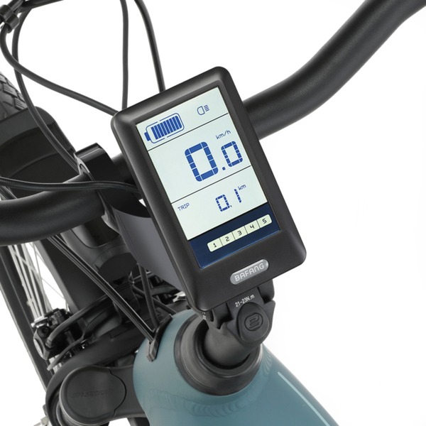 FISCHER Fahrrad Cita 4.2i (2023), Pedelec grüngrau, 28", 43 cm Rahmen