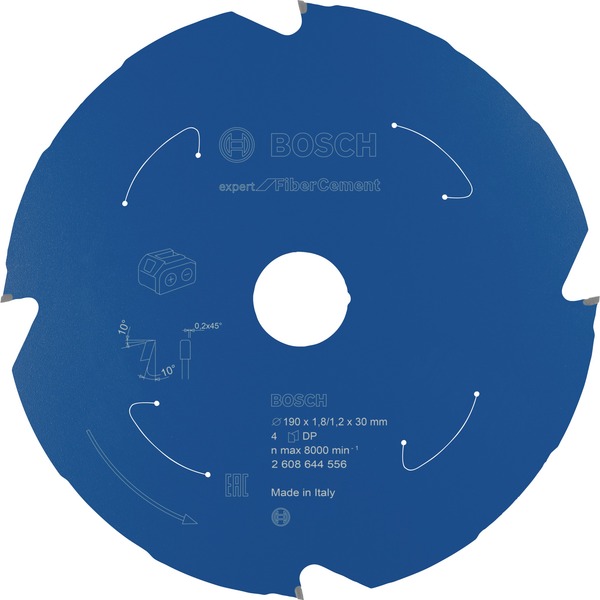 Bosch Professional Kreissägeblatt Expert for Fibre Cement, Ø 190mm 
