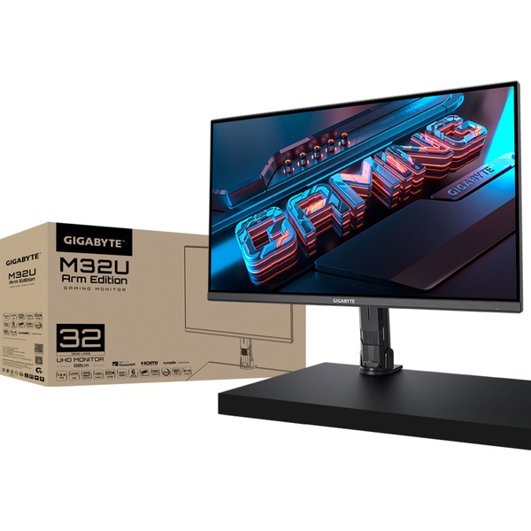 GIGABYTE M32U Arm Edition, GamingMonitor 80 cm (32 Zoll), schwarz