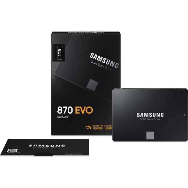 Samsung 870 EVO 1 TB, SSD SATA 6 Gb/s, 2,5 Zoll, intern
