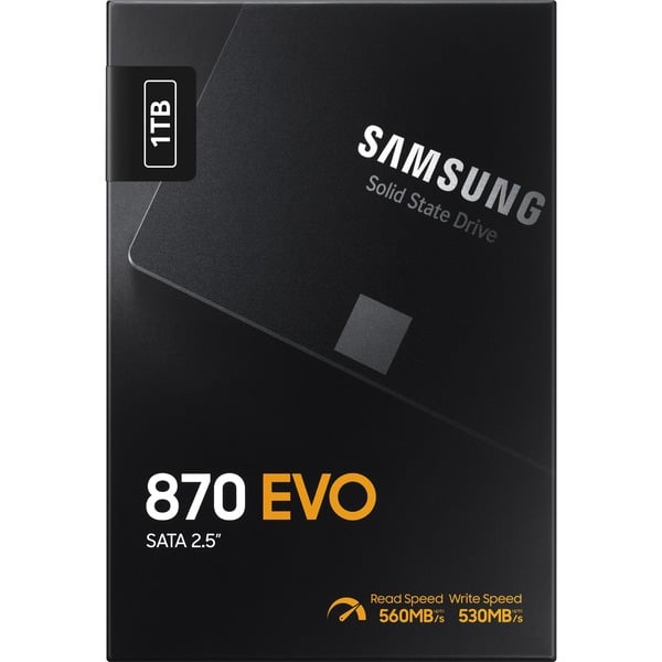 Samsung 870 EVO 1 TB, SSD SATA 6 Gb/s, 2,5 Zoll, intern