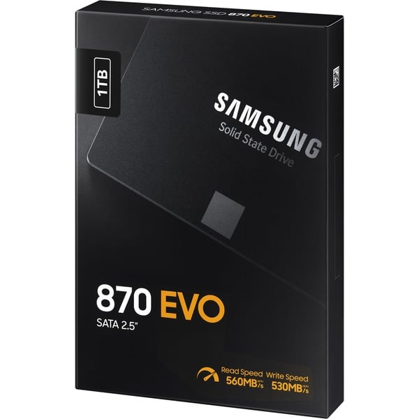Samsung 870 EVO 1 TB, SSD SATA 6 Gb/s, 2,5 Zoll, intern