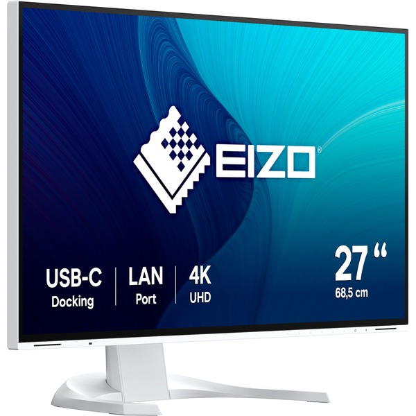 EIZO EV2740X-WT LED-Monitor (69 cm(27 Zoll) weiß UltraHD/4K LAN USB-C)