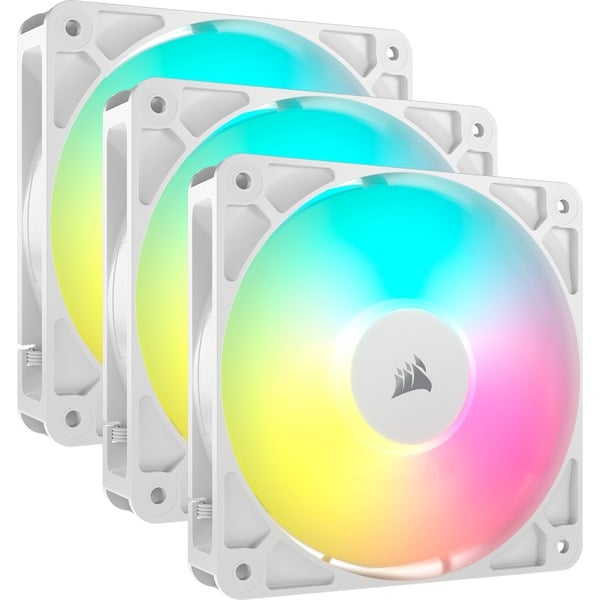 Corsair RS120 ARGB, Gehäuselüfter weiß, 3er Pack