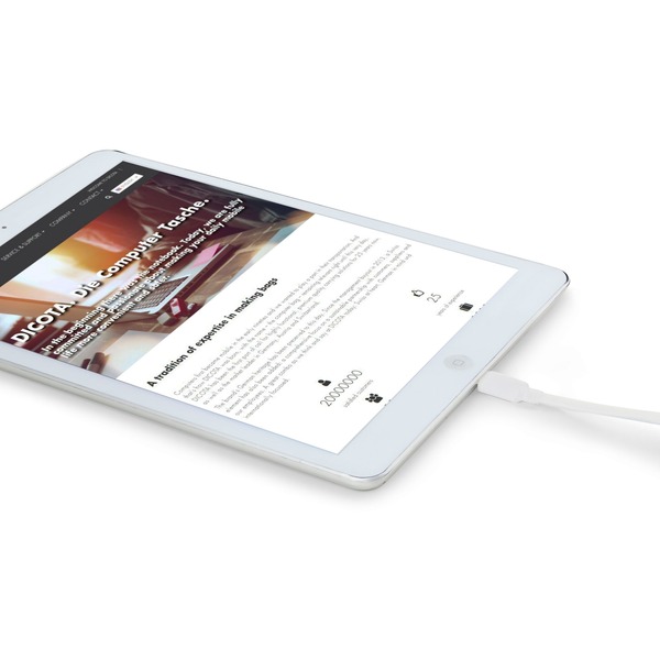 DICOTA Travel Laptop Charger Universal, Ladegerät weiß, 45 Watt