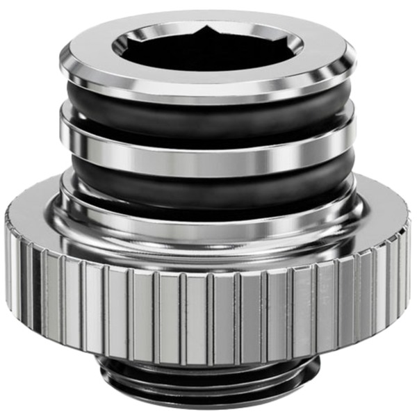 EKWB EKQuantum Torque PushIn Adapter M 7 Nickel, Verbindung nickel
