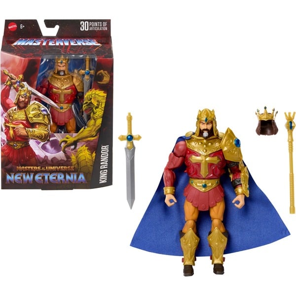 King Randor, MOTU, Mattel 2022, Actionfigur - Kuschel-Muschel